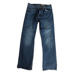 Wrangler Relaxed Boot Jeans 30x30 Dark Wash Western Cowboy Workwear